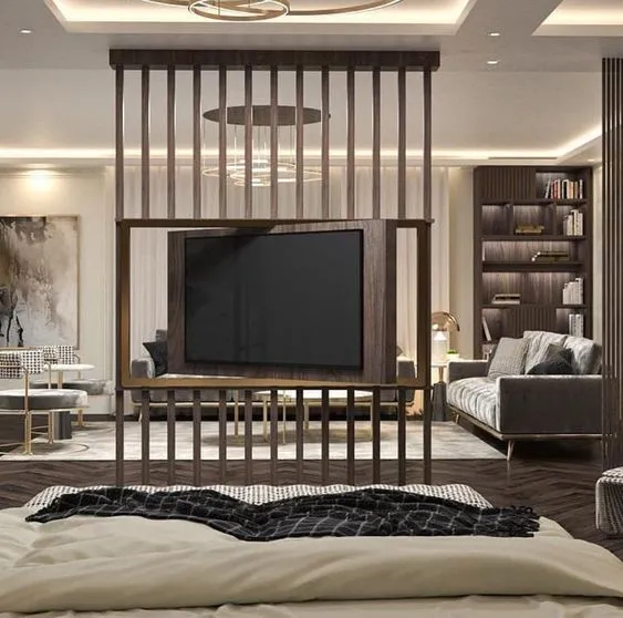 TV Unit Acting as a Room Divider