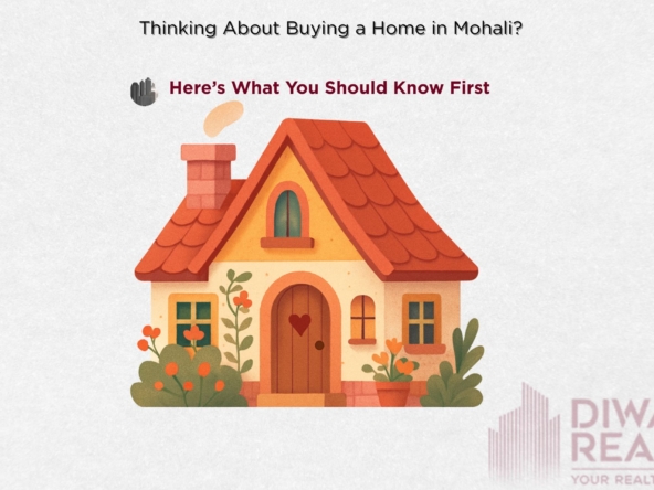 Residential areas and city view of Mohali Punjab